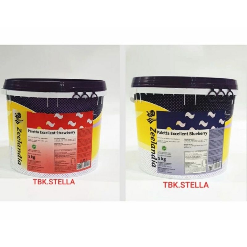Jual ZEELANDIA PALETTA EXCELLENT SELAI BLUEBERRY / STRAWBERRY (REPACK ...