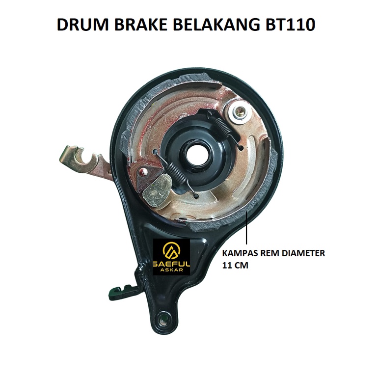 Jual Drum Belakang Tanam Polos Ukuran BT110 Sepeda Listrik | Shopee ...