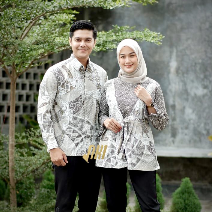 Jual Batik Couple Modern Atasan Blouse Batik Kerja Kantor Wanita Baju