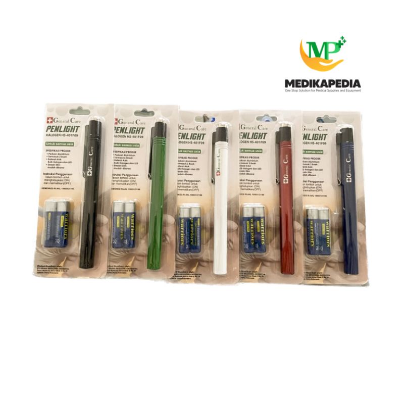 Jual Penlight Halogen General Care / Senter Medis Lampu Kuning Shopee