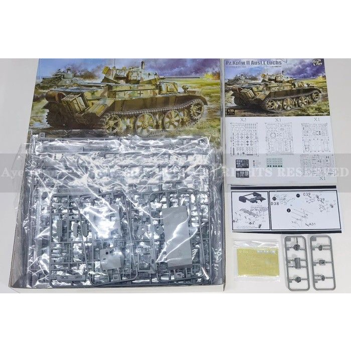 Jual Border Model BT-018 1/35 Pz.Kpfw.II Ausf.L Luchs Late Production ...