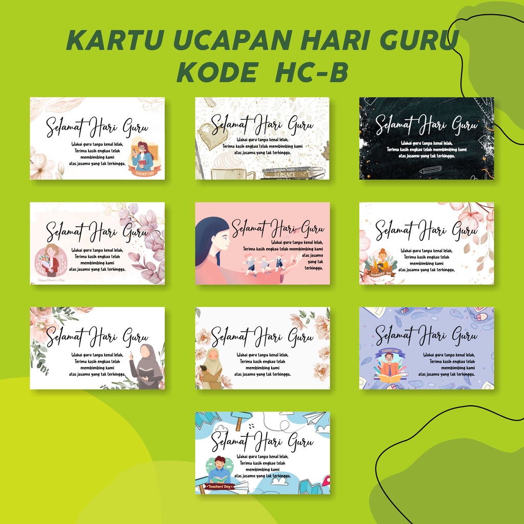 Jual [DILARANG ECER] KARTU UCAPAN SELAMAT HARI GURU/ TEACHER'S DAY