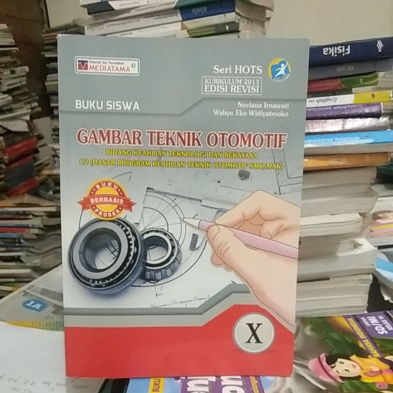 Jual Buku Gambar Teknik Otomotif SMK/MAK Kelas 1-10 Penerbit Mediatama ...