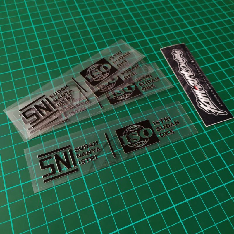 Jual Sticker SNI Sudah Nanya Istri | ISO Istri Sudah Oke (Print UV Gel ...