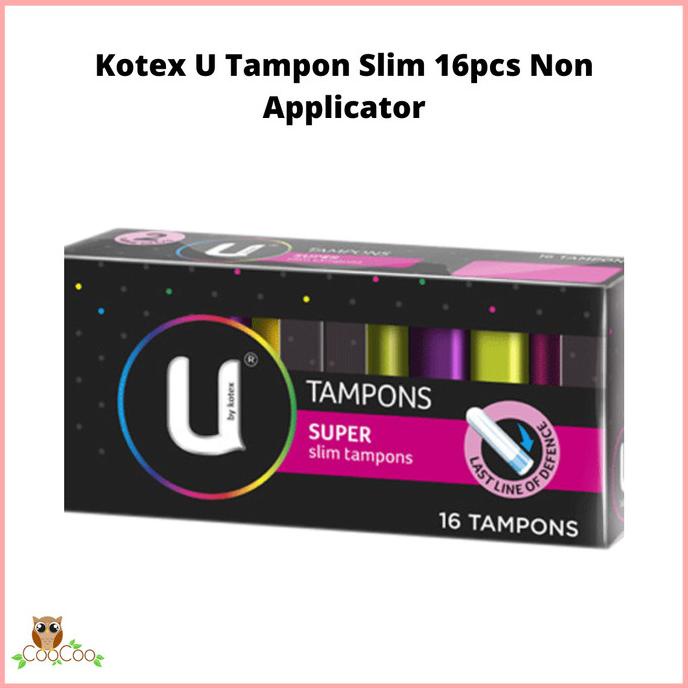 Jual Kotex U Tampon Slim 16pcs Non Applicator Shopee Indonesia