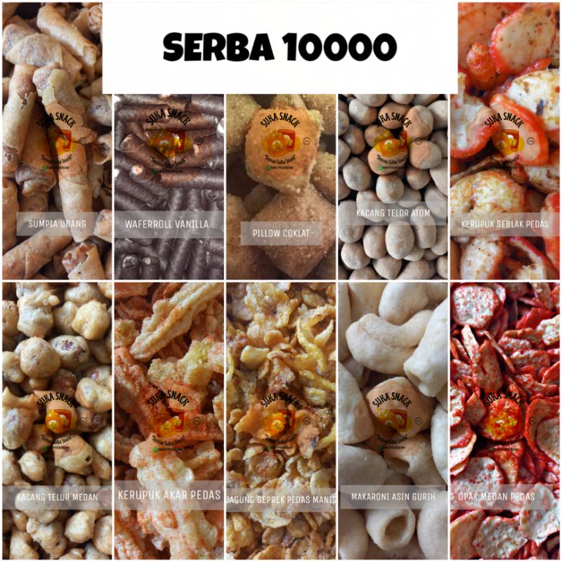 Jual [PART 2] ANEKA SNACK CEMILAN CAMILAN SERBA 10000 MURAH KILOAN ...