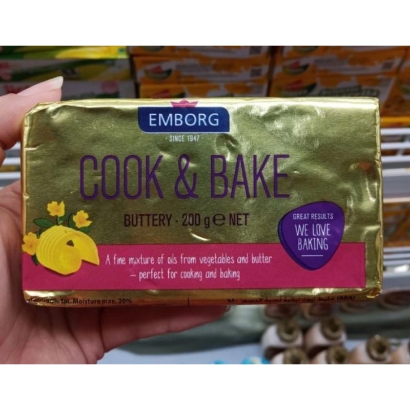 Jual cook and bake butter 200gr cooking and baking mentega cocok untuk masakan dan kue