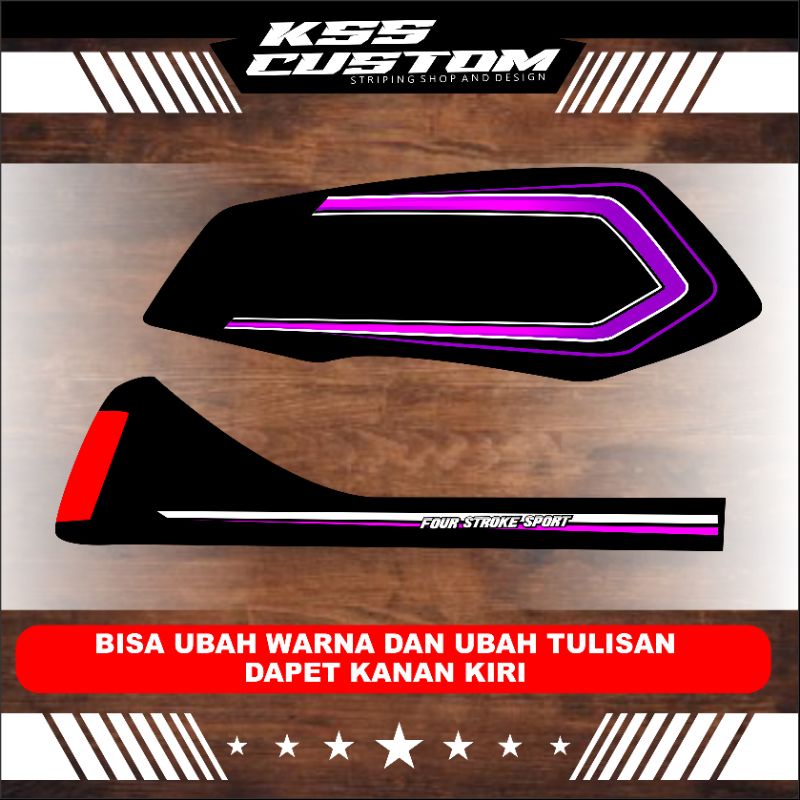 Jual Striping Gl Custom Variasi Herex Striping Les Gl Variasi Simpel