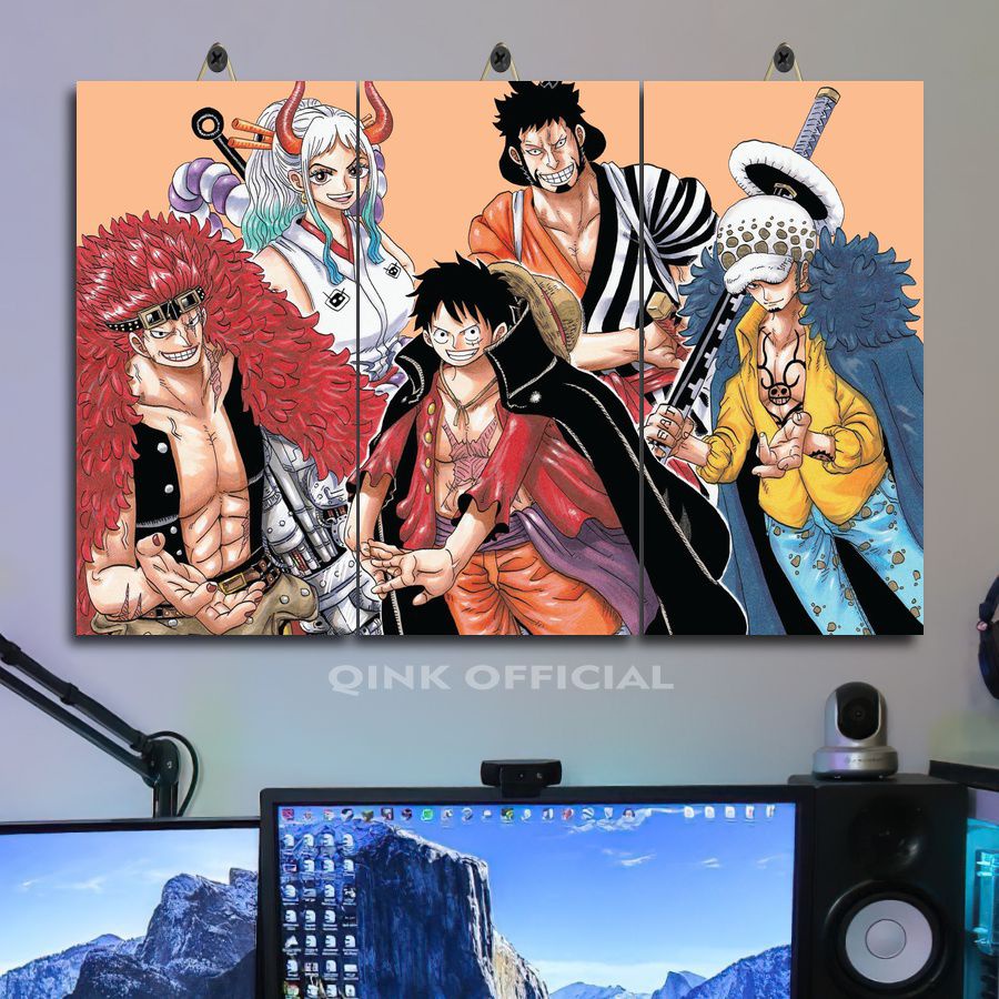 Jual 21-40 POSTER DINDING ANIME LUFFY UTA ONE PIECE 45X30 MULTI PANEL