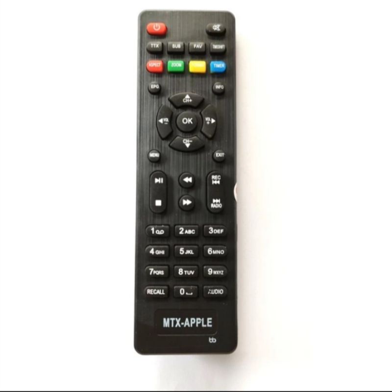 Jual Banda Aceh Remote Receiver STB Set Top Box Matrix Apple Merah TV ...