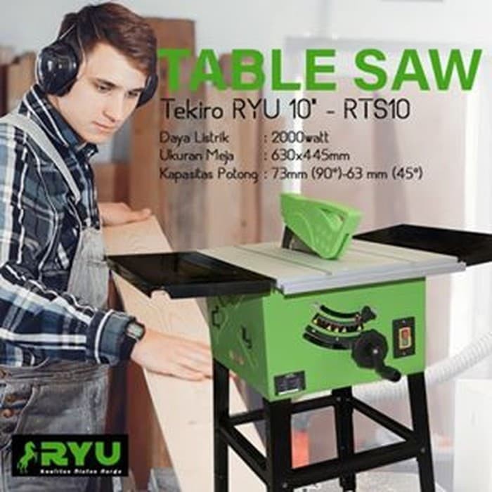 Jual ryu table saw RTS 10