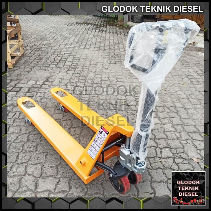 Jual Hand Pallet Handpallet Truck Ton Hand Stacker Lift Kg Roda Pu Shopee Indonesia