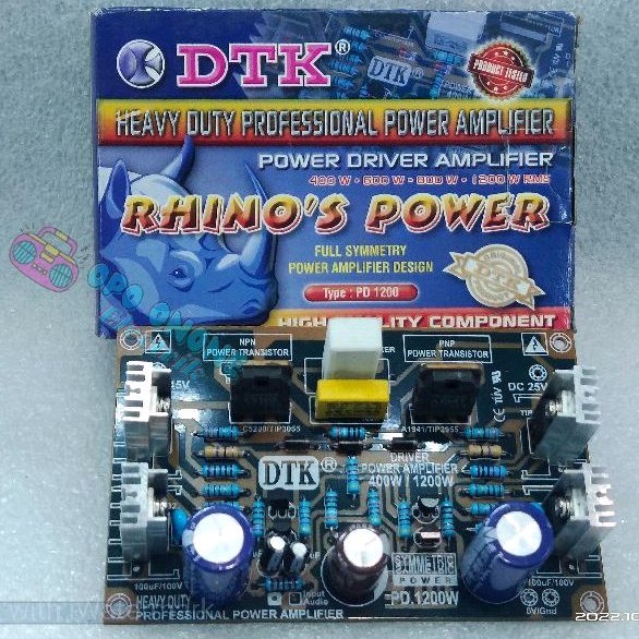 Jual Driver power amplifier DTK RHINO'S TYPE PD 1200 | Shopee Indonesia