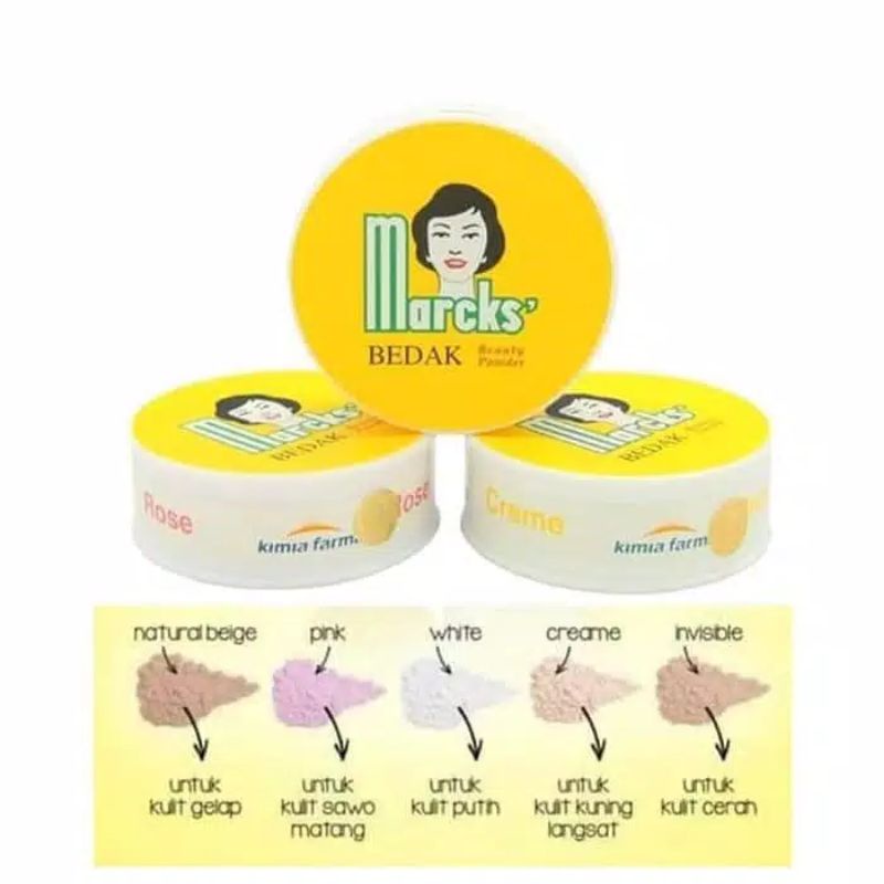 Jual Marcks Bedak Natural Beige Terlengkap & Harga Terbaru Juli 2026 ...
