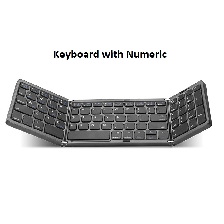 Jual Keyboard Bluetooth Wireless Lipat with Numeric Trackpad High ...