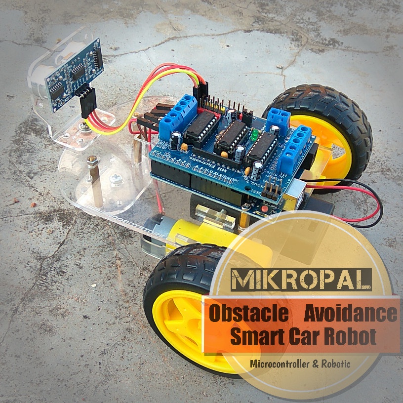 Jual DIY 2 WD Arduino Obstacle Avoidance Smart Car Robot Avoider 2WD ...