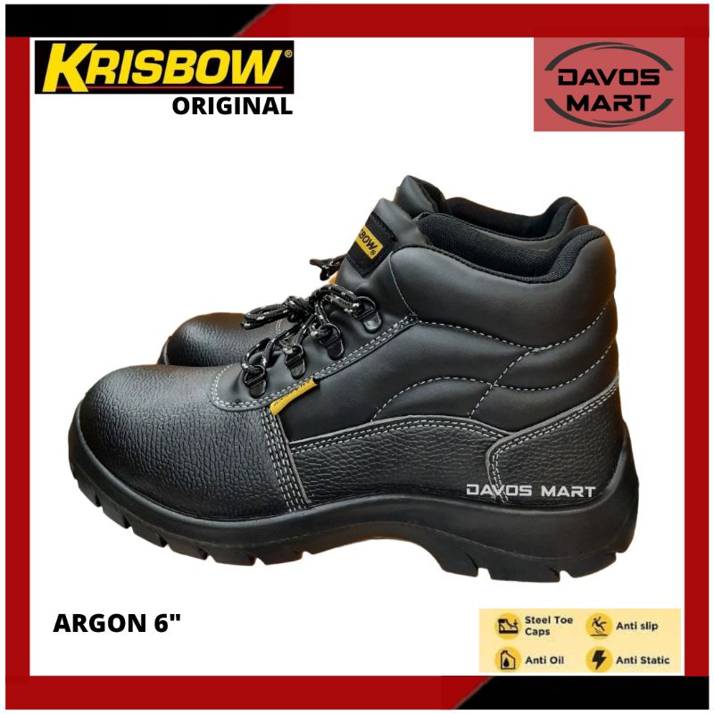 Jual Sepatu Safety Krisbow ARGON 6" Krisbow Sepatu Safety ARGON 6" Safety Shoes Krisbow