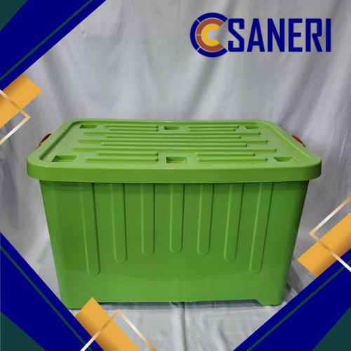Jual CONTAINER BOX PLASTIK 140 LTR HIJAU PASTEL | Shopee Indonesia