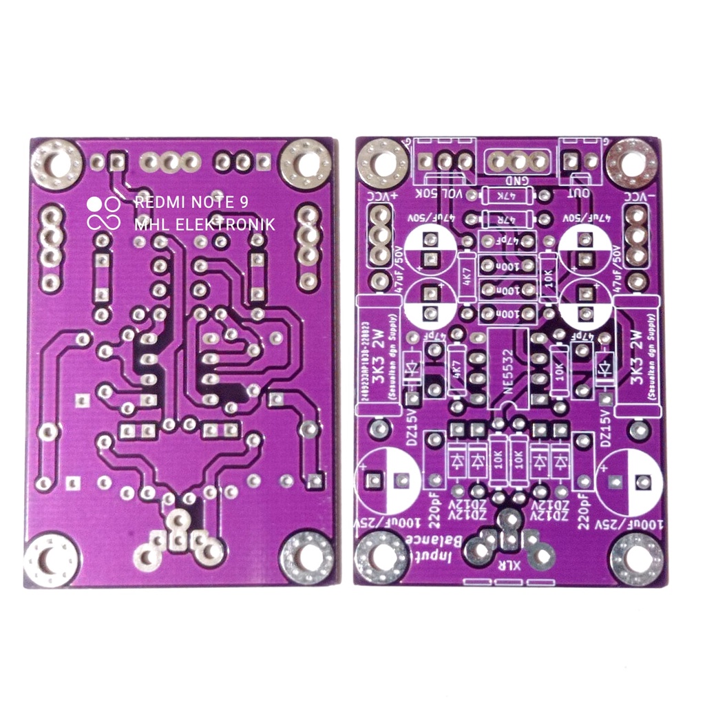 Jual PCB INPUT BALANCE MONO DUAL DOUBLE LAYER | Shopee Indonesia