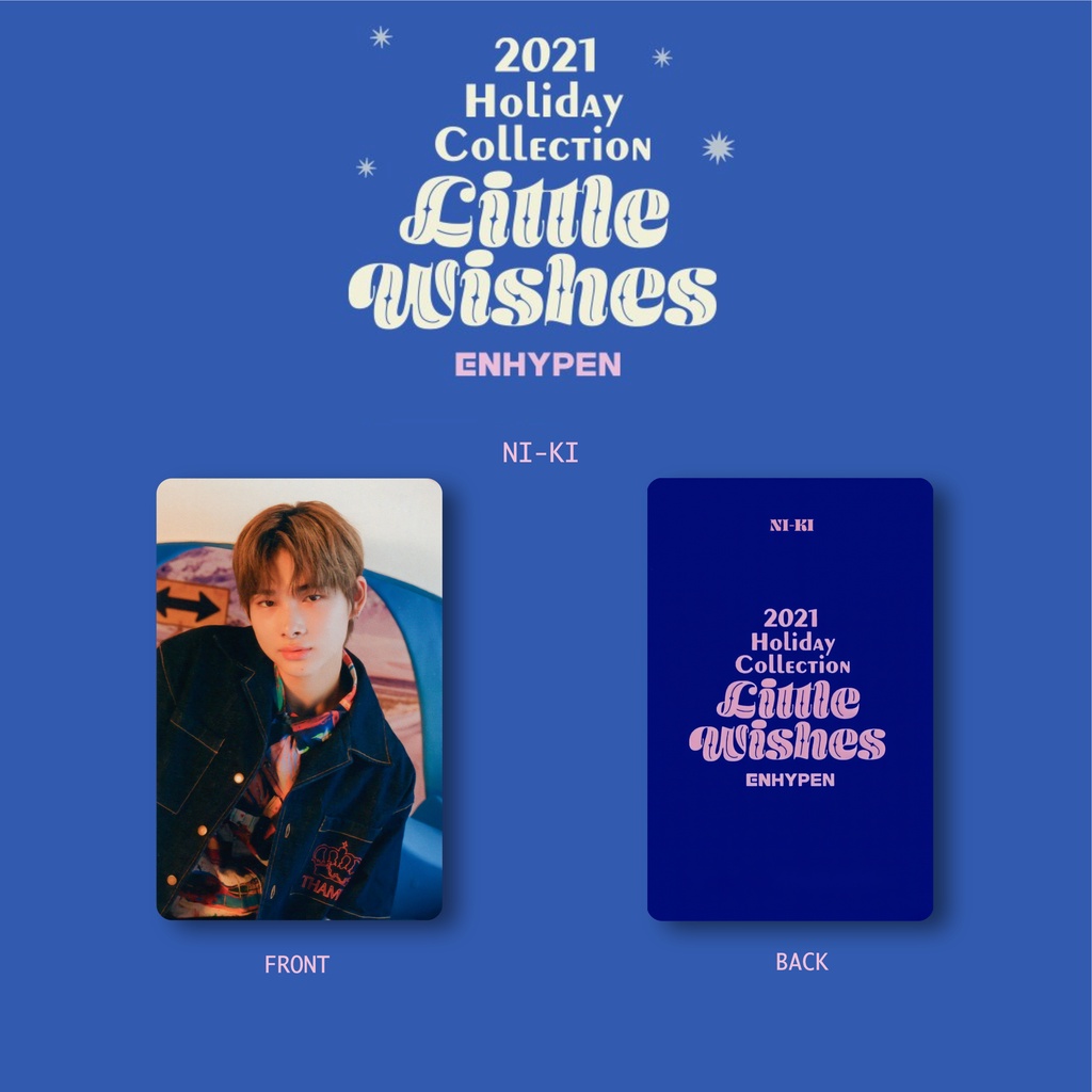 Jake Official 4 Cut Photo Enhypen 2021 Holiday Collection