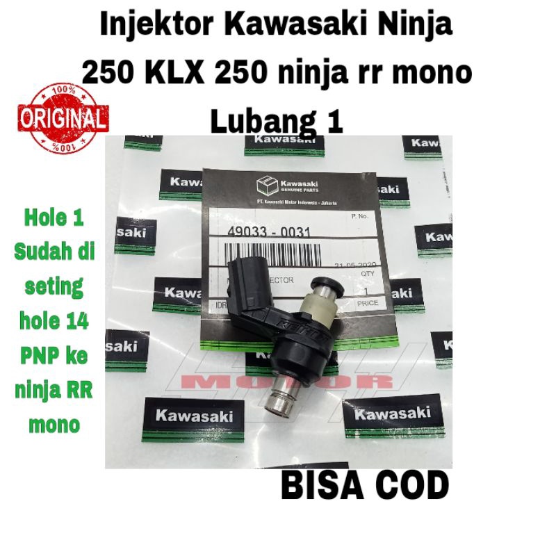 Jual Injektor injector lubang 1 ninja 250 klx 250 ninja rr mono ...