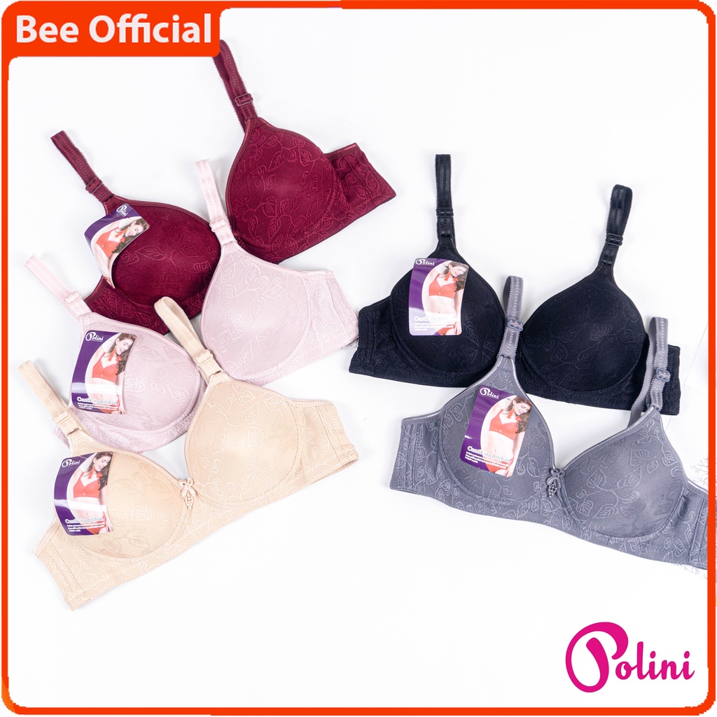 Jual Bee Bra Bh Wanita Tanpa Kawat Kait 3 Pakaian Dalam Bra Motif