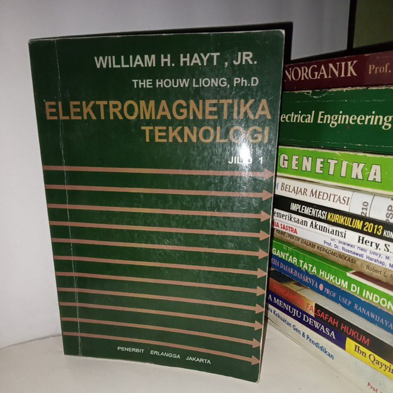 Jual Buku Elektromagnetika Teknologi Jilid 1 Karangan William H.Hayt,JR ...