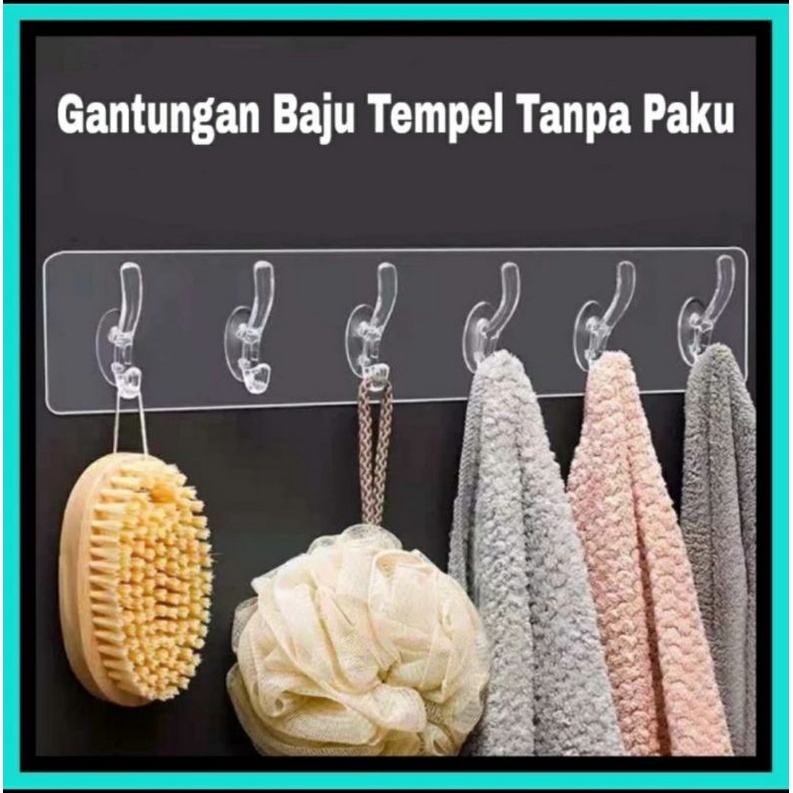 Jual Gantungan Tempel Hook Kait Gantungan Multifungsi Gantungan Dapur Gantungan Baju