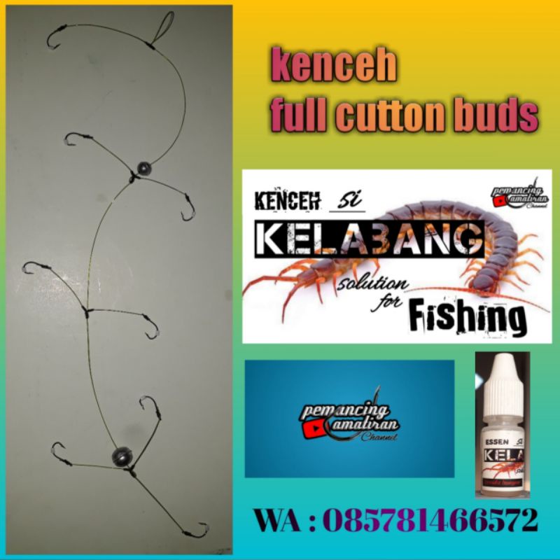 Jual PAKET RANGKAIAN KENCEH KATEMBAT(cotton buds) DAN LUKUT // ISI 5 ...