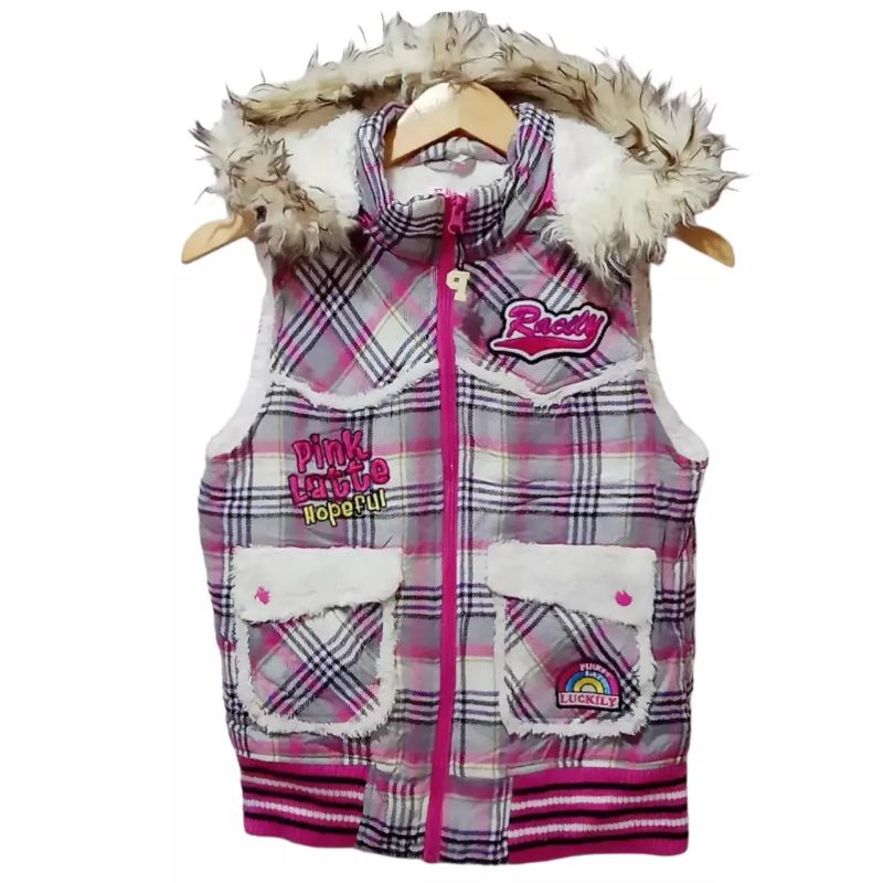 Jual Vest pink latte size M ladies rompi | Shopee Indonesia