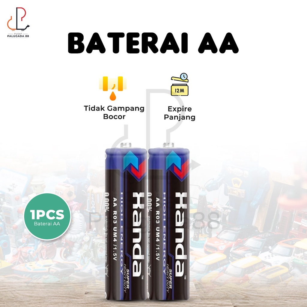 Jual PAJADA Baterai AA A2 Battery Batre Batu Batere Huadao Non ...
