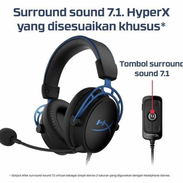 Jual Hyperx Cloud Alpha S - Gaming Headset (Blue) - Aksesoris - Pc ...