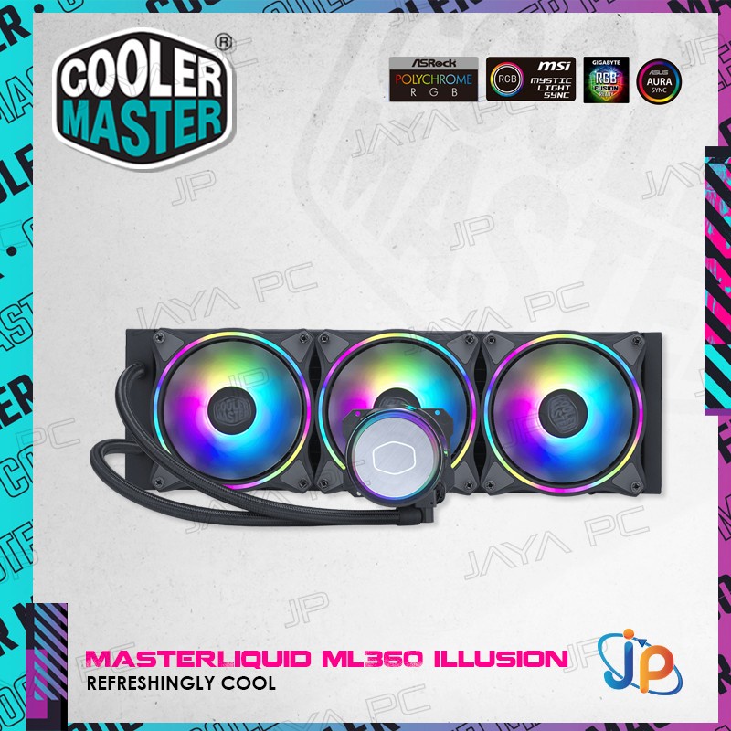 Jual Cooler Master MasterLiquid ML360 Illusion ARGB - CPU Cooler Liquid ...