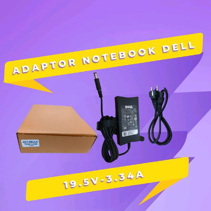 19.5V 3.34A 65W Charger For Dell Chromebook 13-7310 & Inspiron Models – 4.5x3.0mm Tip 13 thumbnail image