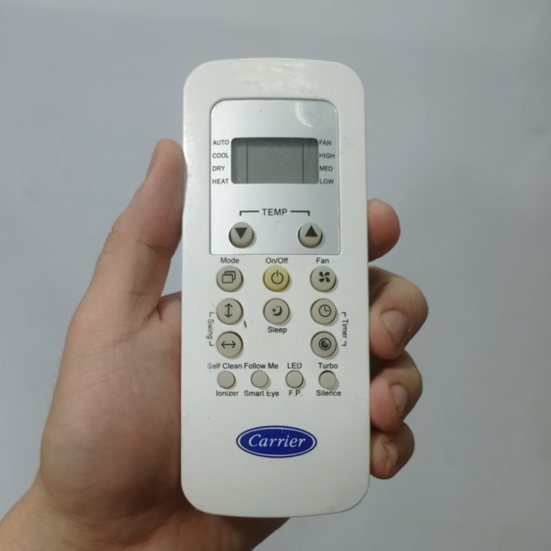 Jual Remot Remote AC Original Carrier RG56/BGEFCA Shopee Indonesia
