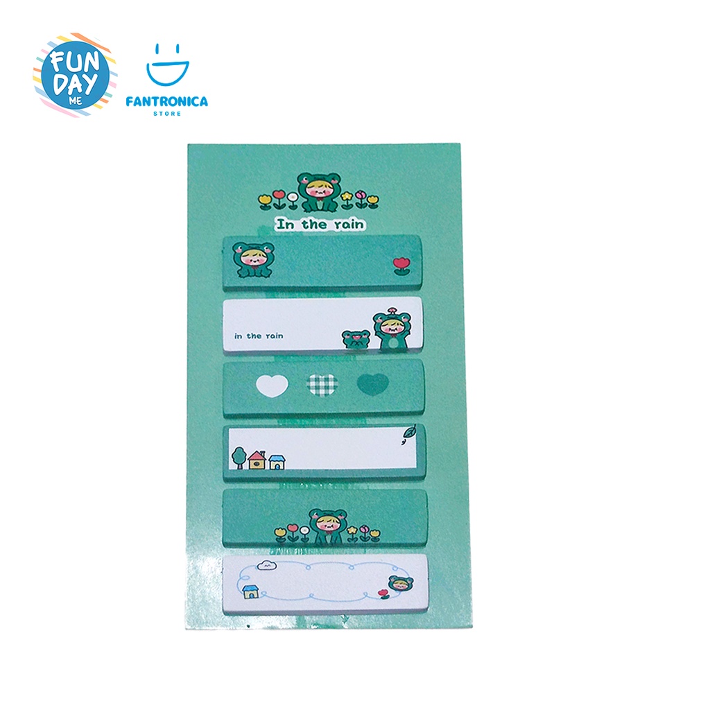 Jual Sticky Notes Post It Pembatas Buku Memo Pad Tempelan