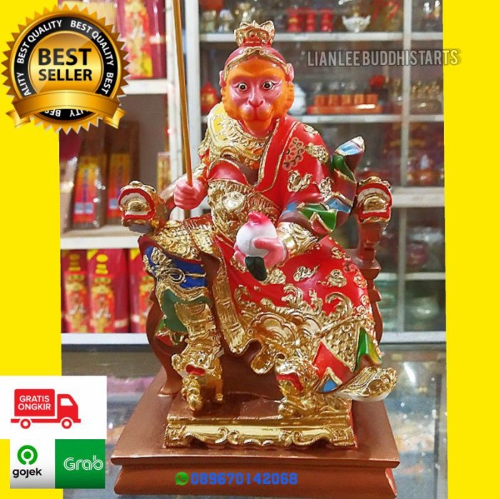 Jual Patung Dewa Kera Sakti Sunwukong Inch Terlaris Shopee Indonesia