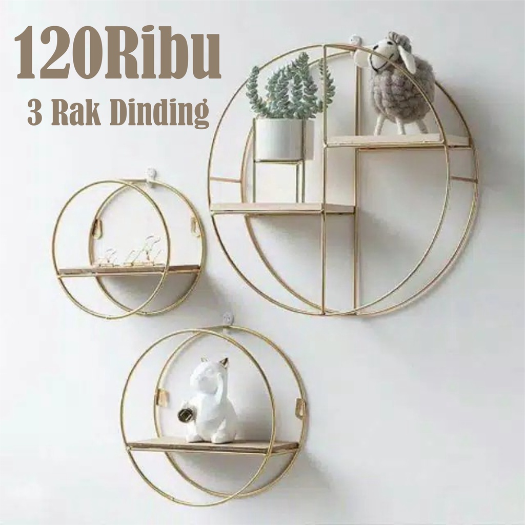 Jual Rak Dinding Model Bulat - Rak Dinding - Dekorasi Dinding | Shopee ...