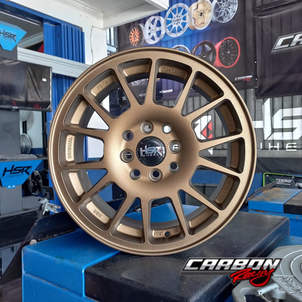 Jual VELG MOBIL HSR FE02 RING 15 LEBAR 65 PCD 4X100 4X114,3 ET42 SANDY ...