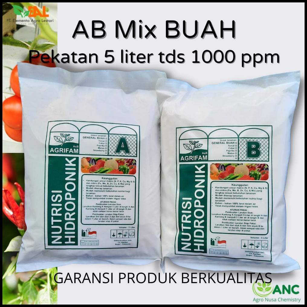 Jual Nutrisi Ab Mix Buah Pekatan 5 Liter | Shopee Indonesia