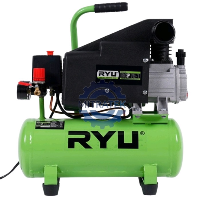 Jual Mesin Kompresor 10 Liter 0,75 HP - RYU RCP75-1 - 3/4hp BY TEKIRO ...