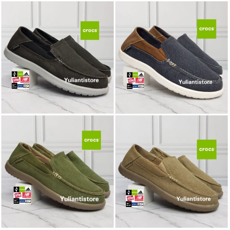 Sepatu Crocs Mocassins Crocs Crocs Men's Santa Cruz Slip On Loafers