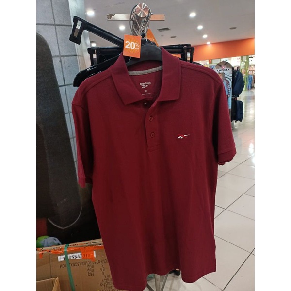 Polo top reebok marron