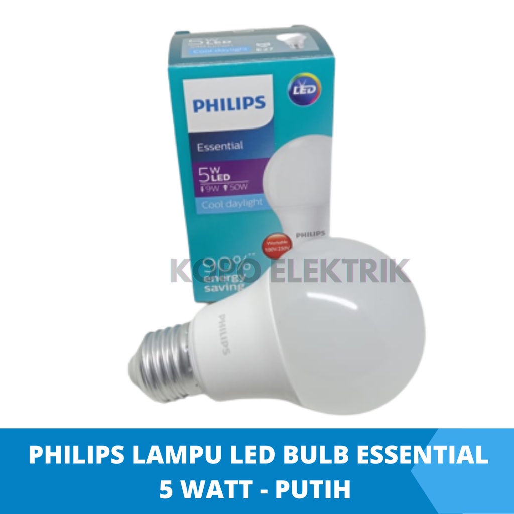 Jual Philips Lampu Bulb Led Essential Watt Shopee Indonesia