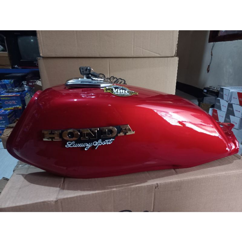 Jual TANKI GL MERAH +EMBLEM LUXURY+TUTUP TANKI | Shopee Indonesia
