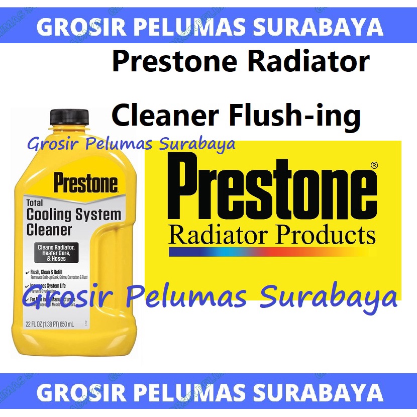 Jual pembersih penguras tangki radiator Flushing Prestone Total Cooling System Prestone