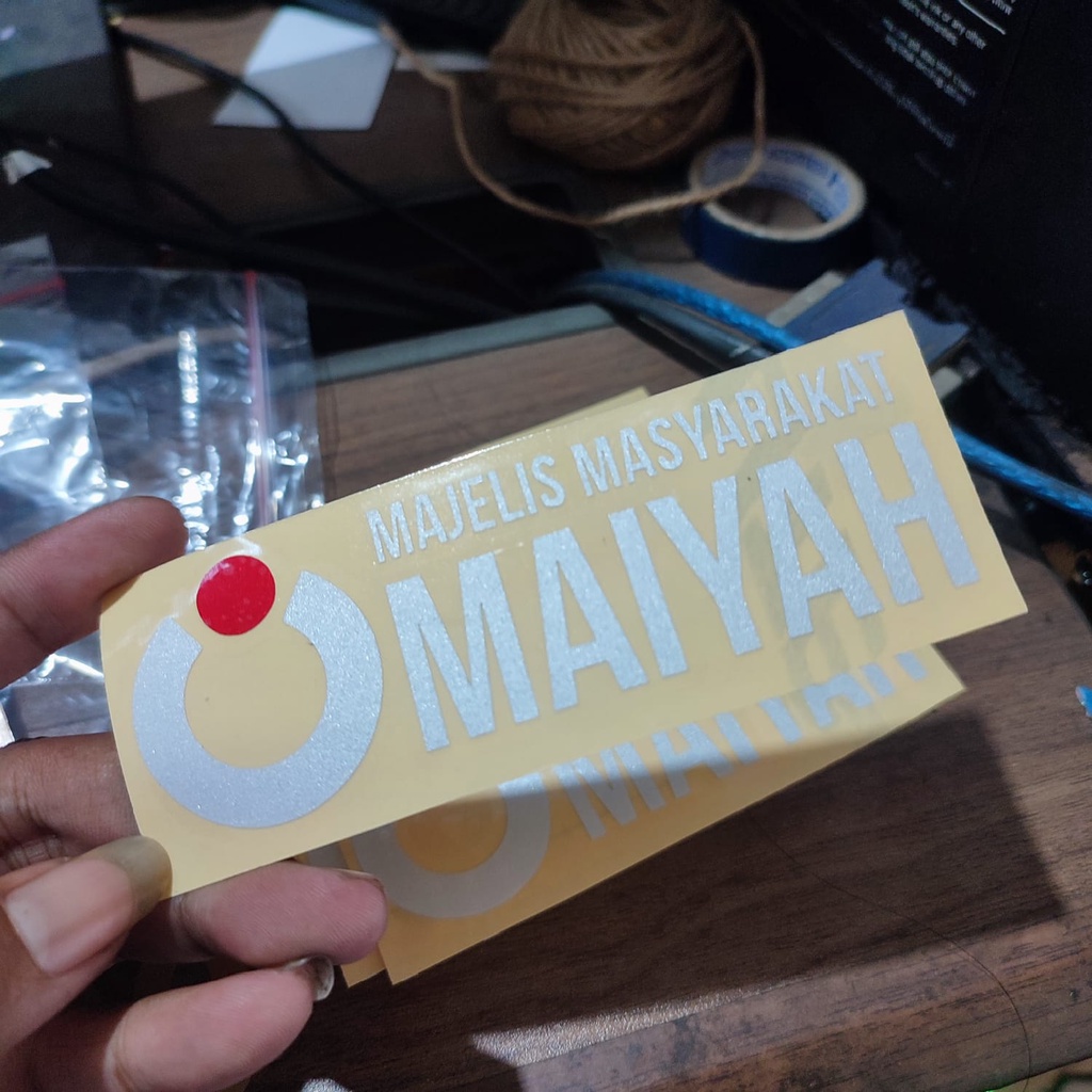 Jual Stiker Majelis Masyarakat Maiyah Cutting Murah Tanpa Minimal ...