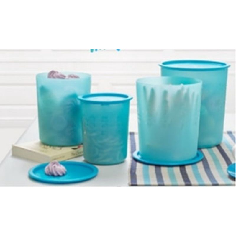 Jual Tupperware Toples Mosaic Canister set (3) / Laris Toples ...