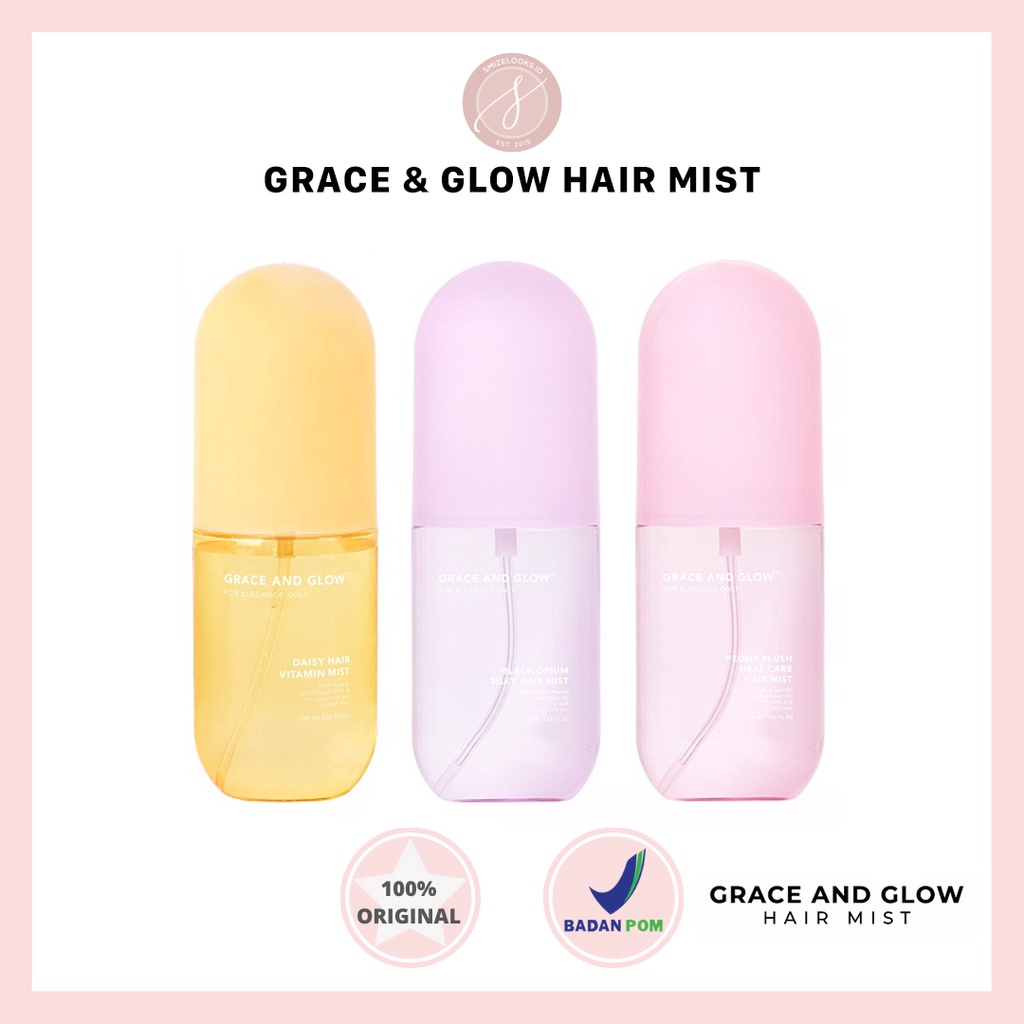 Jual Grace And Glow Hair Mist 100 Ml Daisy Peony Blush Heat Care Mist Rambut Shopee Indonesia