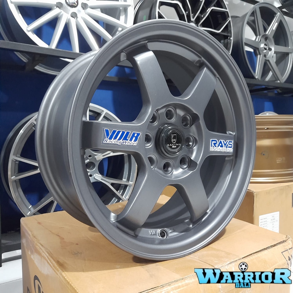 Jual Velg Volk Rays TE37 Ring 15 Lebar 6,5 PCD 4X100/4X114,3 ET35 GMP ...